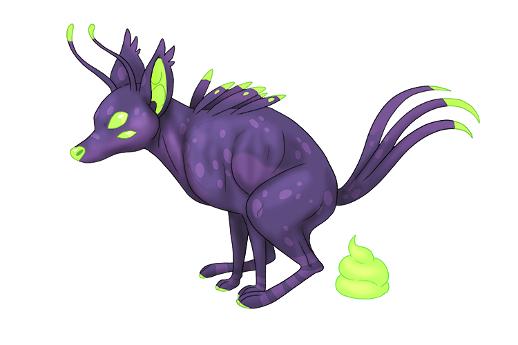 229 neon poo